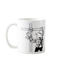 足場屋さんのカートゥーン コーヒーマグ