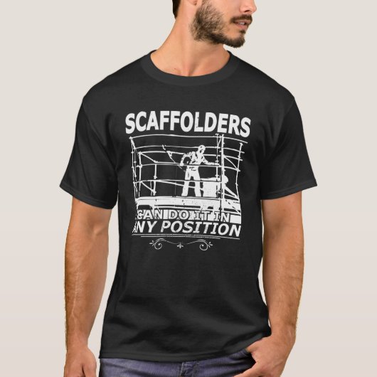 足場建築職 Tシャツ (正面)