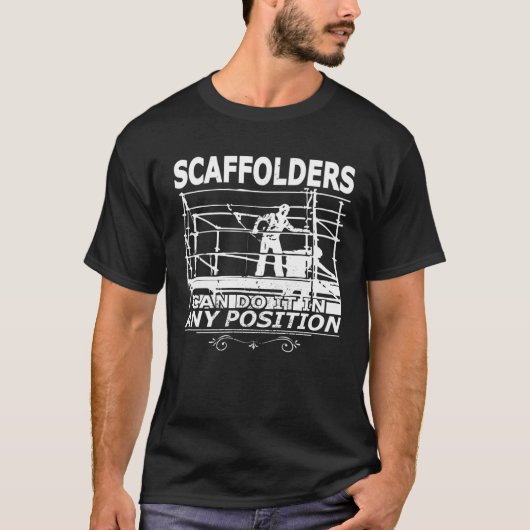 足場建築職 Tシャツ (正面)