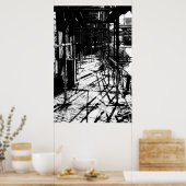 足場影 ポスター (キッチン)