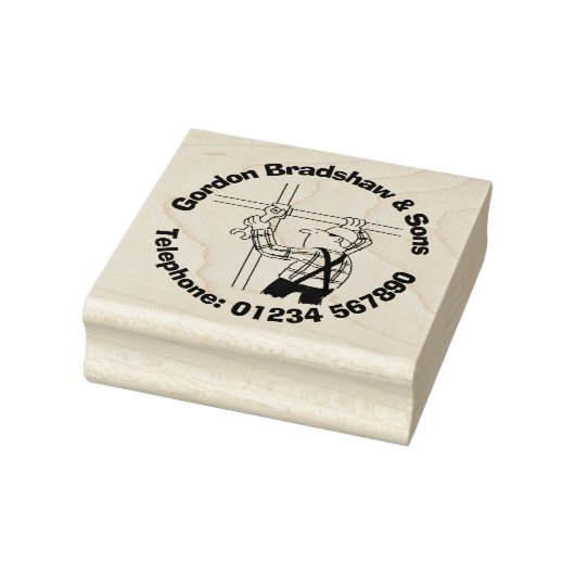 足場業 ラバースタンプ (スタンプ)