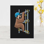 足場用のナマケモノ足場 カード (黄色い花)