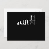 足場進化の職人足場 ポストカード (正面/裏面)