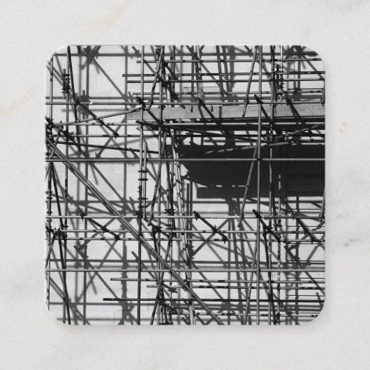 足場 スクエア名刺 (正面)