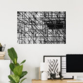 足場 ポスター (ホームオフィス)