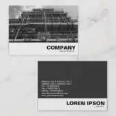 足場B&W 名刺 (正面/裏面)