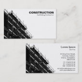 足場HC -白い 名刺 (正面/裏面)