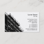 足場HC -白い 名刺 (裏面)