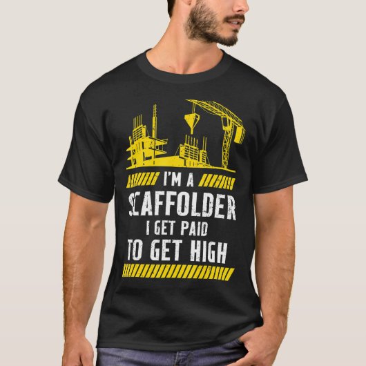 足場I有料の足場ビルダー足場 Tシャツ (正面)