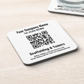 足場QRコードデザイン コースター (左側)