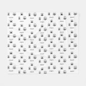 足底毛布 フリースブランケット (正面(横))