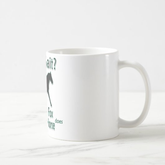 足得足？マイミズーリのキツネの馬が行う コーヒーマグカップ (右)