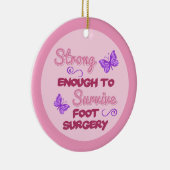 足手術回復 セラミックオーナメント (右)