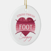 足手術回復 セラミックオーナメント (右)