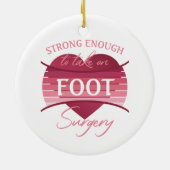 足手術回復 セラミックオーナメント (裏面)