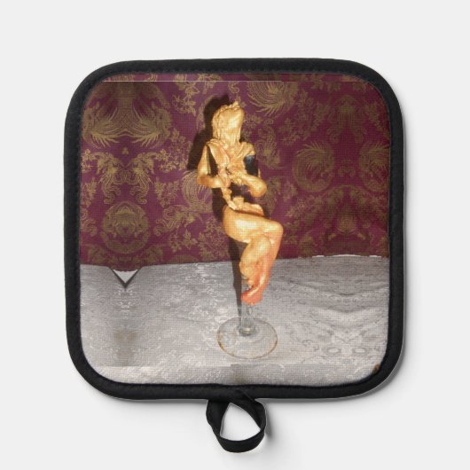 足指のポプシクル 鍋敷き (正面)