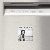 足指の間の砂の引用文磁石 マグネット (インサイチュ (食洗機))