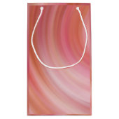 足指の靴を履いたバレエダンサー スモールペーパーバッグ (裏面)