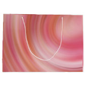 足指の靴を履いたバレエダンサー ラージペーパーバッグ (裏面)