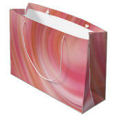 足指の靴を履いたバレエダンサー ラージペーパーバッグ (裏面アングル)