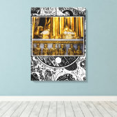 足指金ゴールド キャンバスプリント (インサイチュ (ウッドフロア))