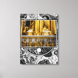 足指金ゴールド キャンバスプリント