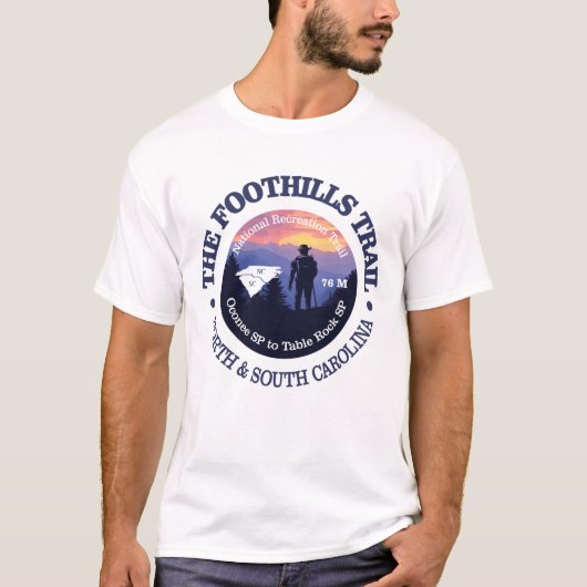 足掛けトレイル(rd2) tシャツ (正面)