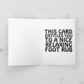 足擦り誕生日カード カード (内部)