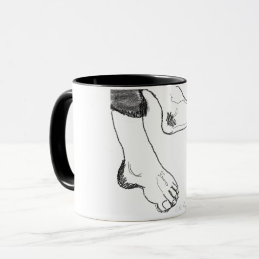 足時間 マグカップ (正面左)