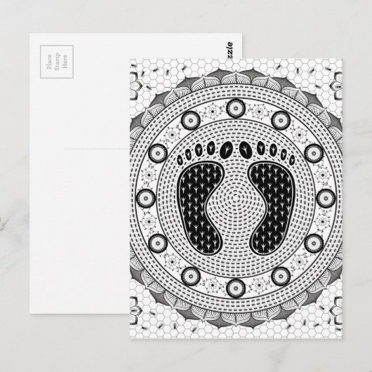 足曼荼羅 ポストカード (正面/裏面)