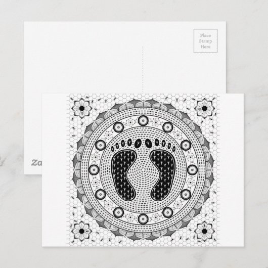 足曼荼羅 ポストカード (正面/裏面)