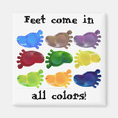 足来の色の多様性 マグネット (正面)