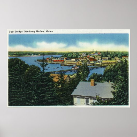 足橋の表示 ポスター (正面)