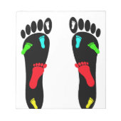 足機器 ノートパッド (正面)