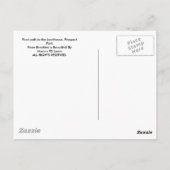 足歩道 ポストカード (裏面)