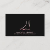 足気にポディープラクショナ 名刺 (正面)