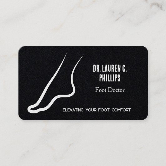 足気に料 名刺 (正面)