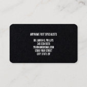 足気に料 名刺 (裏面)