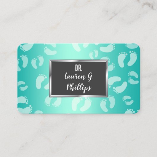 👣足気に者 名刺 (正面)