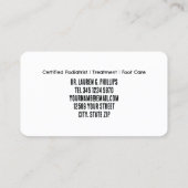 👣足気に者 名刺 (裏面)