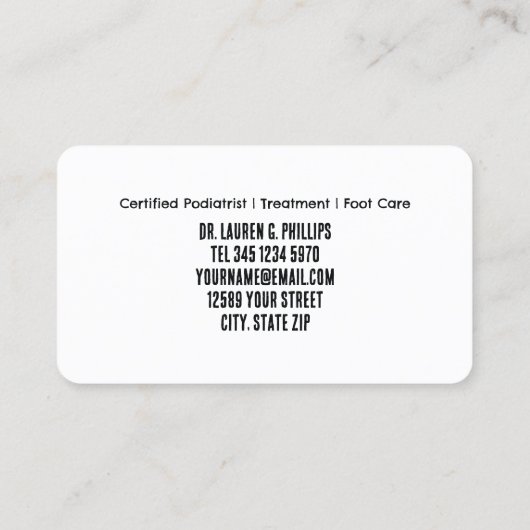 👣足気に者 名刺 (裏面)