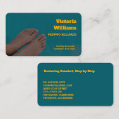 足気に 名刺 (正面/裏面)