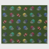 足球及び兜 ラッピングペーパー (フラット)