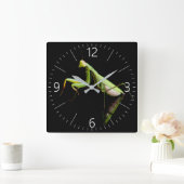 足祈炎 スクエア壁時計 (ホーム)