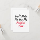 足科医生的声を使うな カード (正面/裏面インサイチュ)