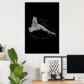 足解剖学メディカルポスター24x36" ポスター (ホームオフィス)