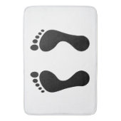 足跡のバス・マット バスマット (正面縦)