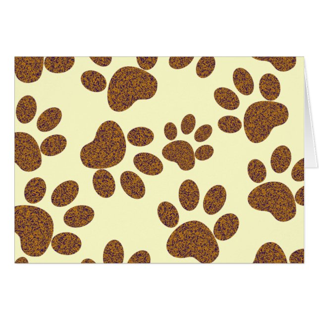 足跡の犬 (正面横)