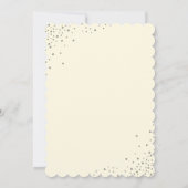 足跡の赤ちゃんシャワーの招待状 招待状 (裏面)