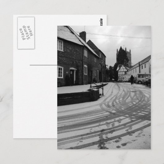 足跡はがき ポストカード (正面/裏面)